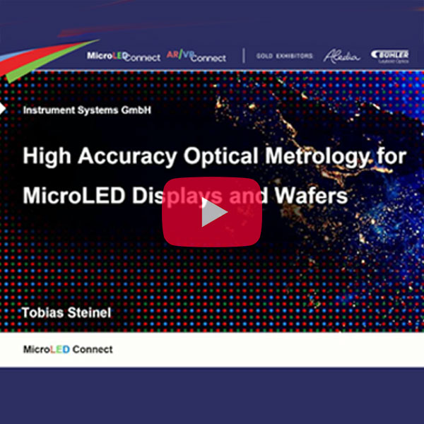 YouTube Video MicroLED Testing